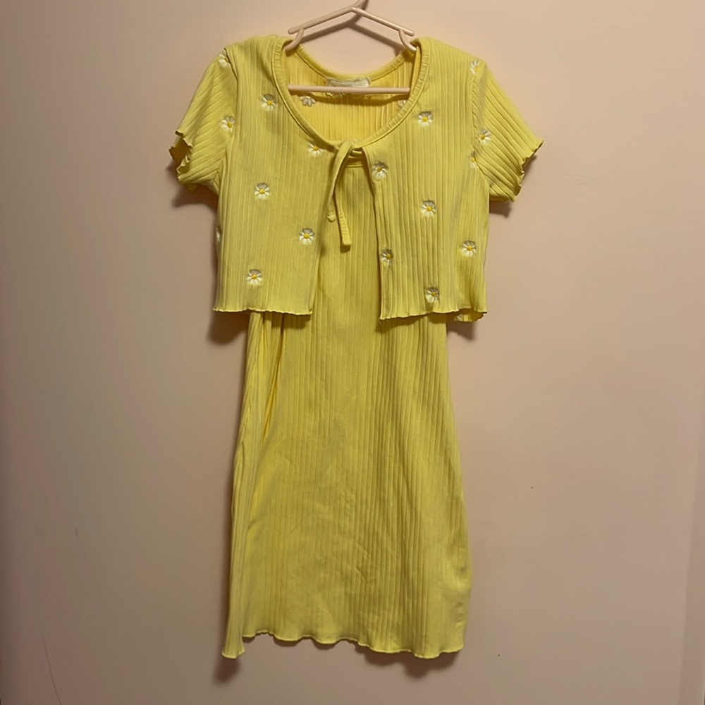 Girls yellow sundress